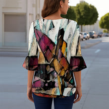 Load image into Gallery viewer, Surfer Girl - Women's T-shirt With 3/4 Sleeve