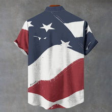 Load image into Gallery viewer, America - Men's Stand Collar Shirt|115GSM Cotton poplin