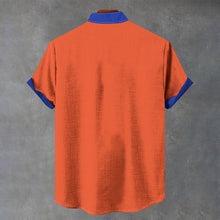 Load image into Gallery viewer, Gator Chomp Men's Stand Collar Shirt|115GSM Cotton poplin