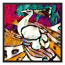Load image into Gallery viewer, PEACOCK Framed Canvas