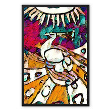 Load image into Gallery viewer, PEACOCK Framed Canvas