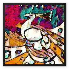 Load image into Gallery viewer, PEACOCK Framed Canvas