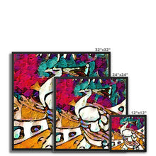 Load image into Gallery viewer, PEACOCK Framed Canvas
