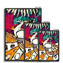 Load image into Gallery viewer, PEACOCK Framed Canvas