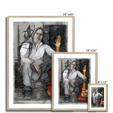Load image into Gallery viewer, "Maestro" Framed & Mounted Print (Custom Person Artwork Example)