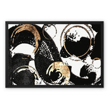 Load image into Gallery viewer, Black Wave Framed Canvas