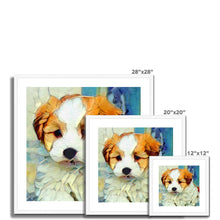 Load image into Gallery viewer, "Jasper" Framed & Mounted Print  (Custom Pet Artwork Example)