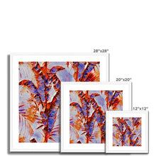 Load image into Gallery viewer, "Blue Ferns" Framed & Mounted Print