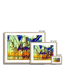 Load image into Gallery viewer, Cypress Sunset Framed & Mounted Print