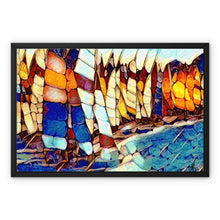 Load image into Gallery viewer, "Sails Meeting" Framed Canvas