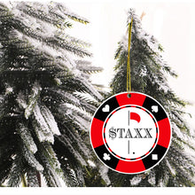 Load image into Gallery viewer, Round Christmas Tree Decoration Ornaments | Wooden