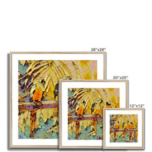 Load image into Gallery viewer, "Parrots Perching III" Framed & Mounted Print