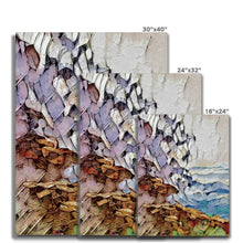 Load image into Gallery viewer, "Wave on Rocks" Canvas