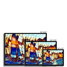 Load image into Gallery viewer, "Sails Meeting" Framed Print
