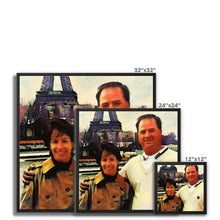 Load image into Gallery viewer, Lee & Elisa Honeymoon Project Framed Canvas