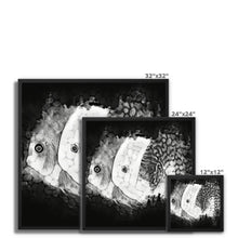 Load image into Gallery viewer, "Ghost Fish" Framed Canvas