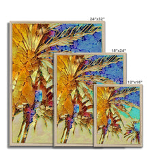 Load image into Gallery viewer, "Night Palms" Framed Print