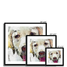 Load image into Gallery viewer, "The Look" Framed & Mounted Print