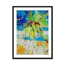 Load image into Gallery viewer, "Palm on Beach IV" Framed & Mounted Print