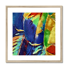 Load image into Gallery viewer, &quot;Painted Feathers&quot; Framed &amp; Mounted Print
