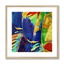 Load image into Gallery viewer, "Painted Feathers" Framed & Mounted Print