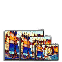 Load image into Gallery viewer, "Sails Meeting" Framed Canvas