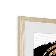 Load image into Gallery viewer, Black Wave Framed & Mounted Print