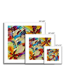 Load image into Gallery viewer, "Tropical Floral III" Framed & Mounted Print