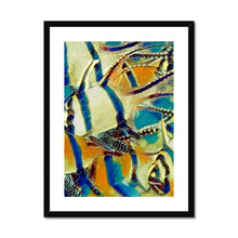 Load image into Gallery viewer, "Golden Fish School II" Framed & Mounted Print