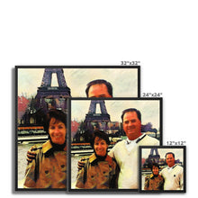 Load image into Gallery viewer, Lee & Elisa Honeymoon Project Framed Canvas