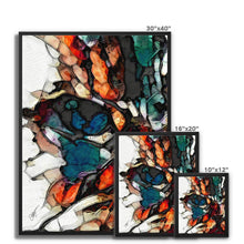 Load image into Gallery viewer, "Catface" Framed Canvas