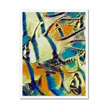 Load image into Gallery viewer, "Golden Fish School II" Framed Print