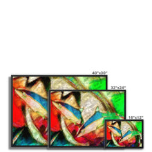 Load image into Gallery viewer, Dolphins Framed Canvas