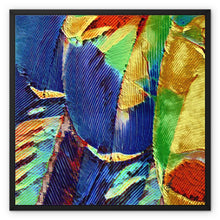 Load image into Gallery viewer, "Painted Feathers" Framed Canvas