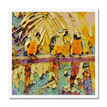 Load image into Gallery viewer, "Parrots Perching III" Framed Print