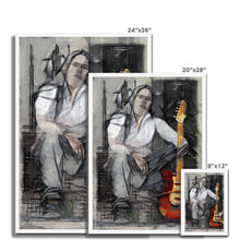 Load image into Gallery viewer, "Maestro" Framed Print (Custom Person Artwork Example)