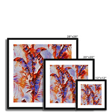 Load image into Gallery viewer, "Blue Ferns" Framed & Mounted Print
