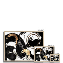 Load image into Gallery viewer, Black Wave Framed Print