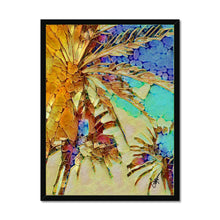 Load image into Gallery viewer, "Night Palms" Framed Print