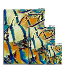 Load image into Gallery viewer, "Golden Fish School II" Fine Art Print