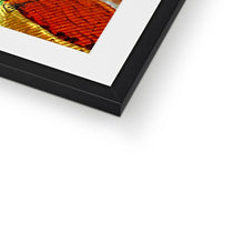 Load image into Gallery viewer, "Painted Feathers" Framed & Mounted Print