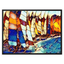 Load image into Gallery viewer, &quot;Sails Meeting&quot; Framed Canvas
