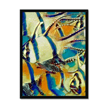 Load image into Gallery viewer, "Golden Fish School II" Framed Print