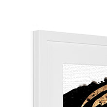 Load image into Gallery viewer, Black Wave Framed & Mounted Print