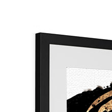 Load image into Gallery viewer, Black Wave Framed & Mounted Print