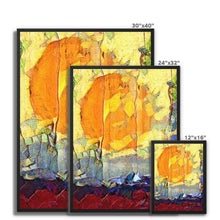 Load image into Gallery viewer, "Caribbean Sunrise" Framed Canvas