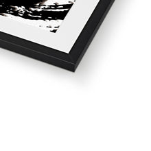 Load image into Gallery viewer, Black Wave Framed & Mounted Print