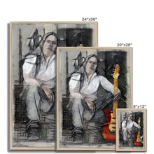 Load image into Gallery viewer, &quot;Maestro&quot; Framed Print  (Custom Person Artwork Example)
