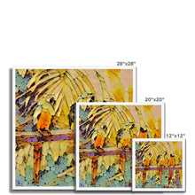 Load image into Gallery viewer, "Parrots Perching III" Framed Print