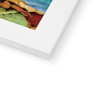 Load image into Gallery viewer, "Wave on Rocks" Framed & Mounted Print